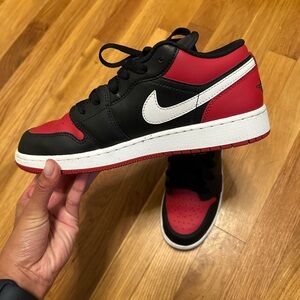 Nike Kids Red and Black Sneakers